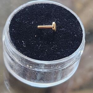 Porter Lyons 14k Threaded 16g 5mm labret post